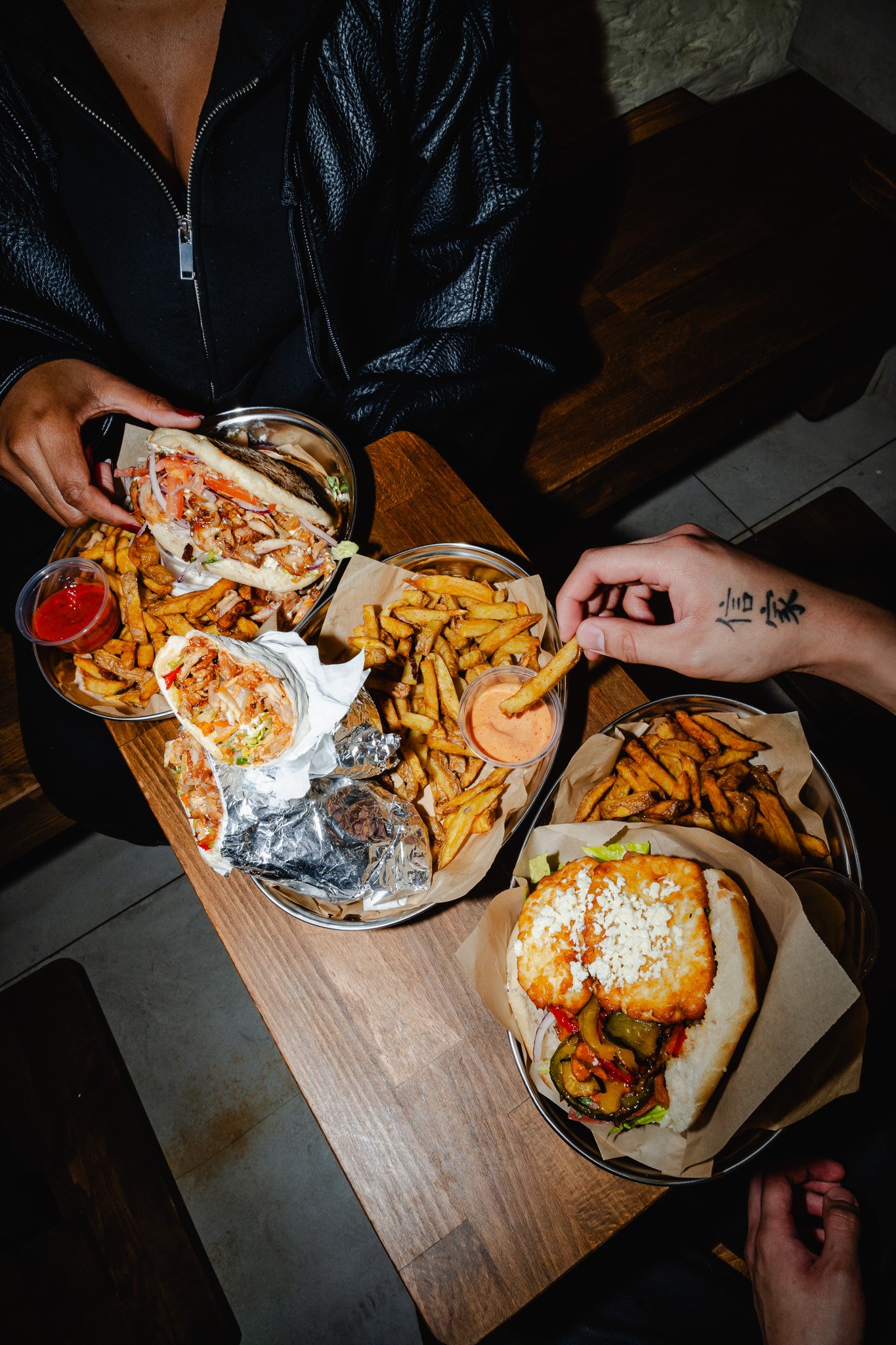Plateaux de kebab Sauce